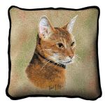 Abyssinian Cat Pillow